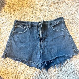 Abercrombie & Fitch Black Mom Jean Short